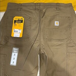 Carhartt Tan Loose Fit Work Pants